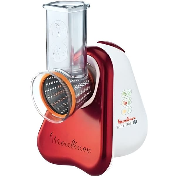 Moulinex Fresh Express Plus DJ756G - Elektriskt rivjärn 150W - Metallic röd/vit Röd, Vit