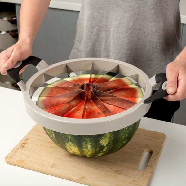 Skärkniv för vattenmelon, melon, ananas