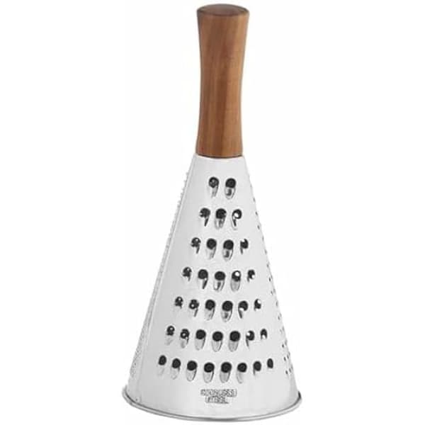 Rivjärn - ANDREA HOUSE - CC68027 - Rostfritt stål - Acacia - Ø 10,5 cm