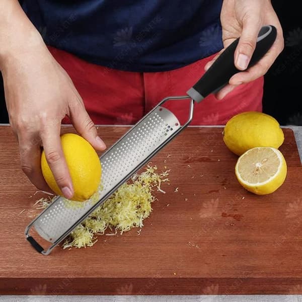 HTBE® rivjärn Rädis rivjärn Kök Multifunktionellt rostfritt stål Vegetabiliskt Citron Ost rivjärn med lock Ost rivjärn