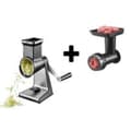 Miniatyrbild 1 av 4: GEFU Rive roterande 3 koner TRANSFORMA + kompletterande kit Köttkvarn