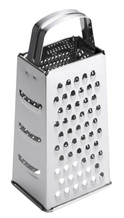 Fiskars rivjärn - 1065589 - rivjärn, 4 sidor, rostfritt stål, Höjd: 23 cm, Essential, Silver,