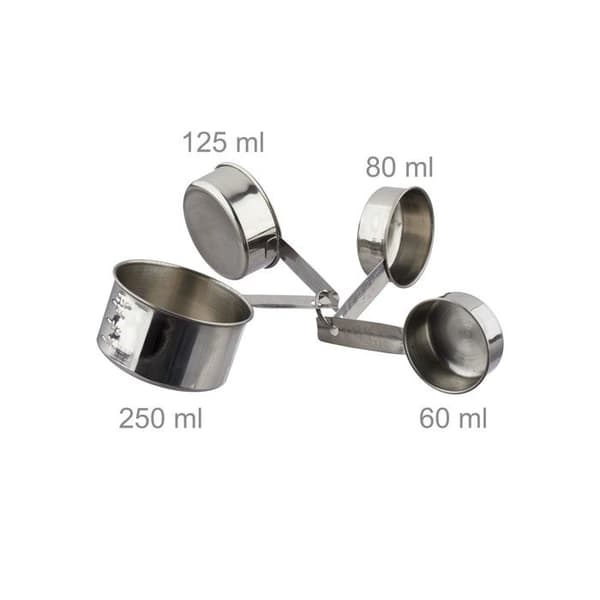 Relaxdays Köksset Blandskål Rivjärn Lock Glas Mätsked Mätkopp 17-delad, Silver/Röd