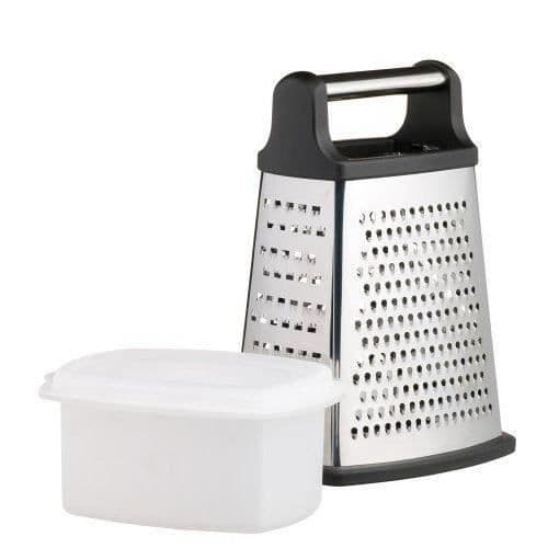 Kitchen Craft Master Class 4-sidig rivjärn med uppsamlare 23 cm - MCGRATCOL