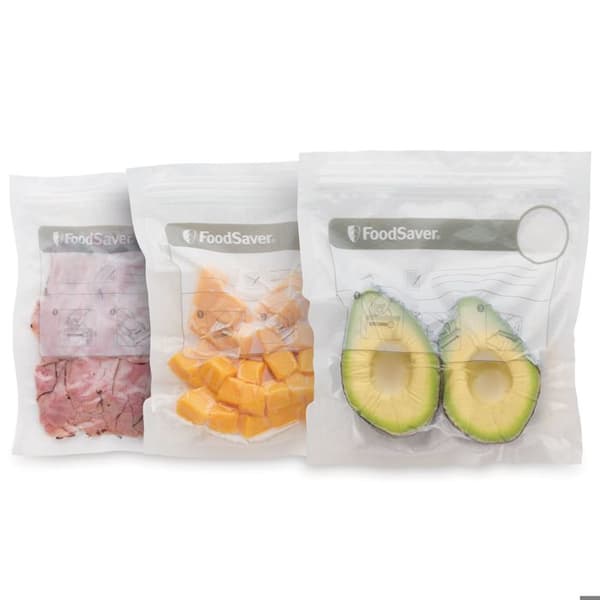 Foodsaver 26-pack påsar 0.95l med dragkedjestängning - fvb015x