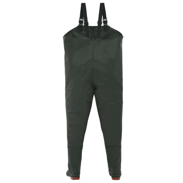 vidaXL waders med støvler grøn str. 42