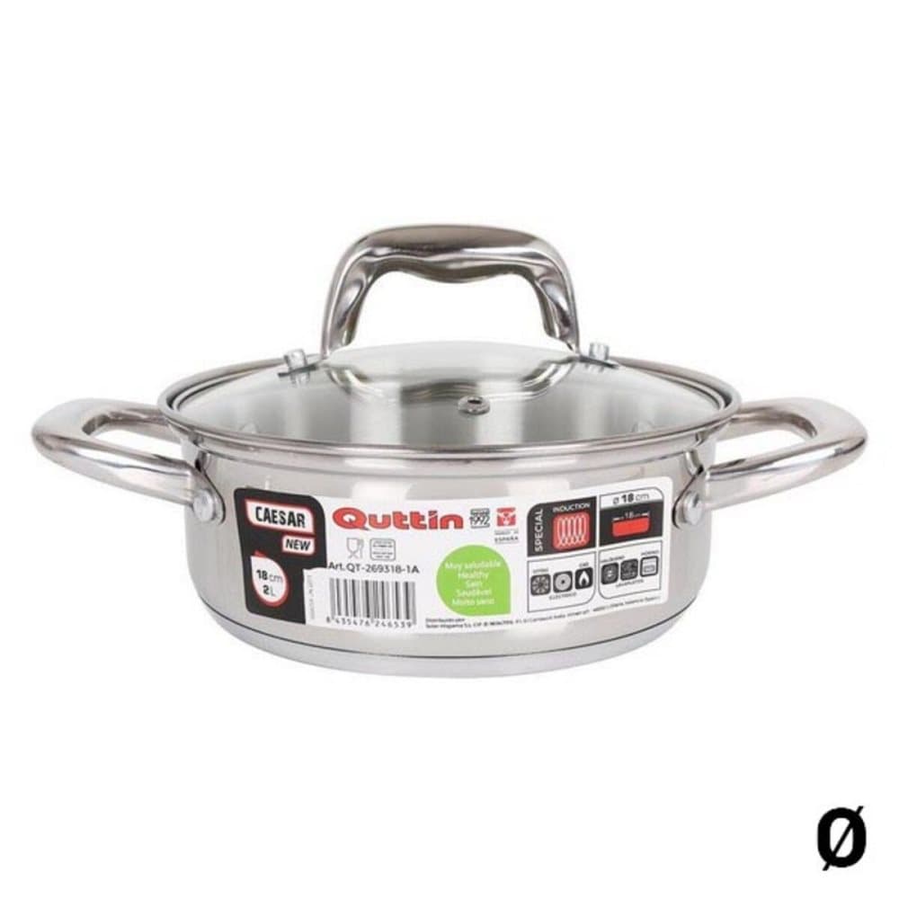 Kastrull Quttin New Caesar Med lock - 18 cm