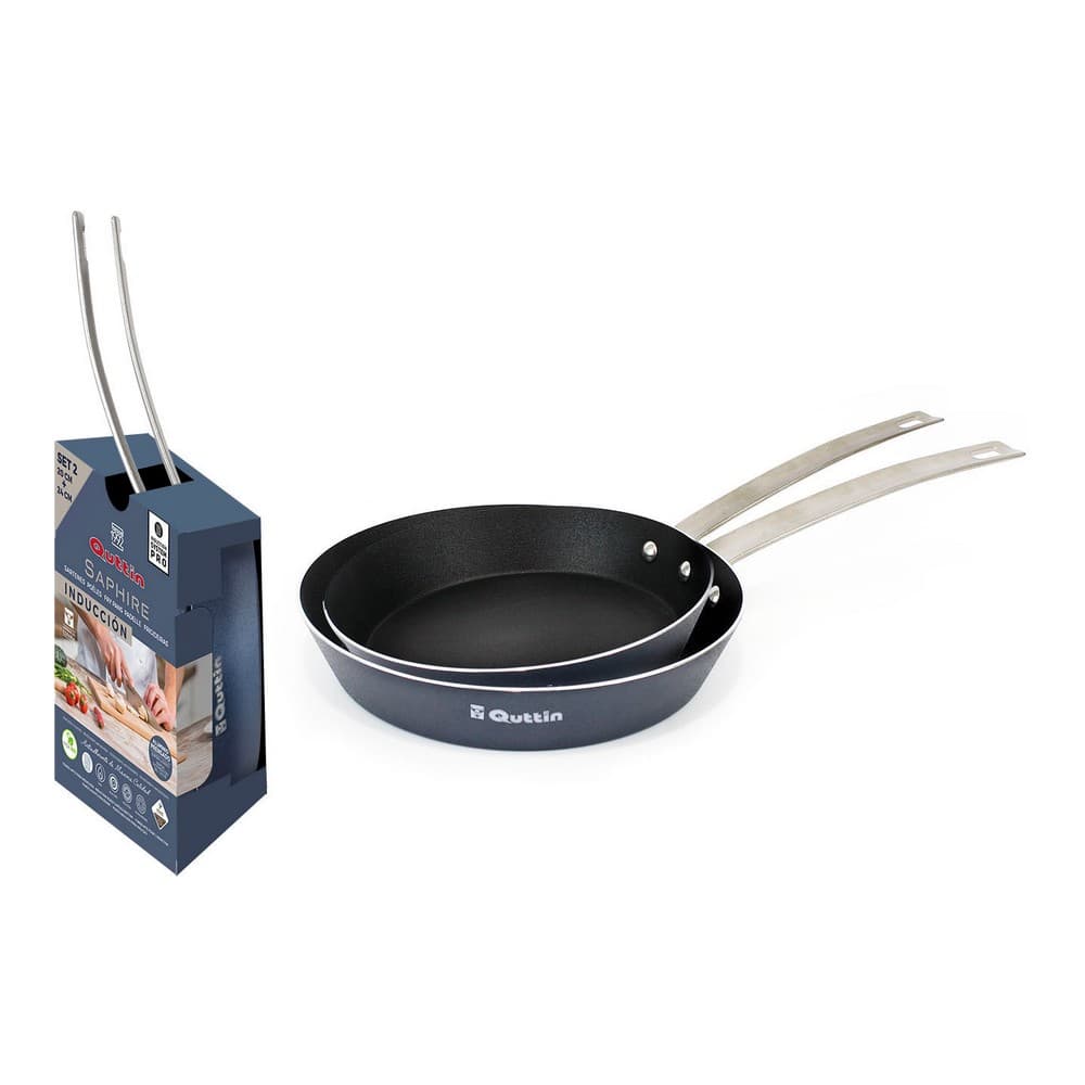 Stekpanna Quttin Aluminium Stål Induktionshäll (2 pcs)