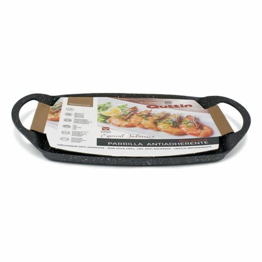 Grill Quttin Non-stick Svart - 47 x 29 x 1,6 cm
