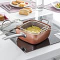 Miniatyrbild 1 av 8: Multifunktionspanna 5 i 1 Copper Coppans InnovaGoods 4 Delar