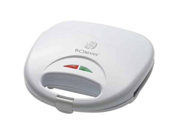 Bomann ST 5016 CB, 4 vafler, Trekant, Sølv, 750 W, 220 - 240 V, 50 Hz