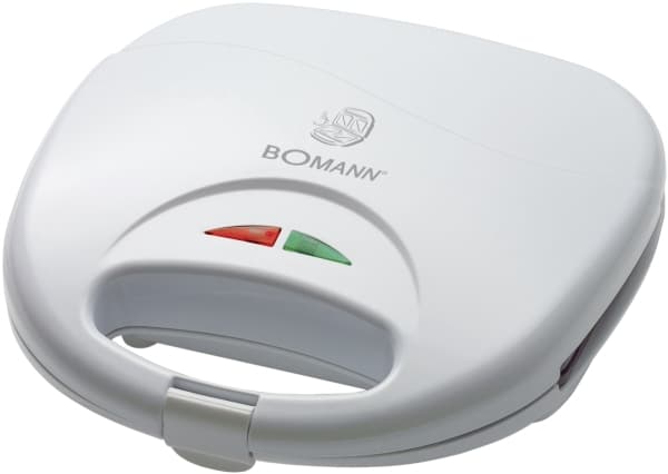 Bomann ST 5016 CB, 4 vafler, Trekant, Sølv, 750 W, 220 - 240 V, 50 Hz