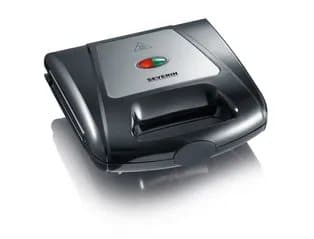 SEVERIN SA 2968 - Sandwichmaskin / vaffelmaskin / grill - 1 kW - svart/krom