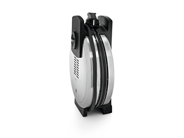WMF Lono 04.1521.0011, 5 vafler, Hjerte (form), Sort, Kromfarget, 900 W, 220-240 V, 50 - 60 Hz
