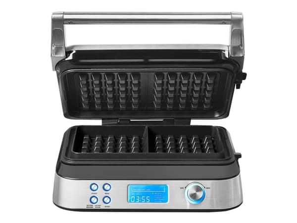 Gastroback Advanced Control 2 våffla/våfflor 1600 W Svart, Silver