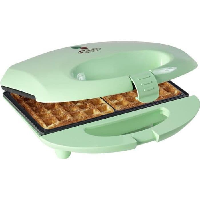 BESTRON ASW401 elektrisk vaffeljern - Pastelgrøn