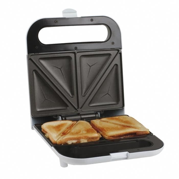 DOMOCLIP DOP177 Dobbelt sandwich maker - hvid / sort