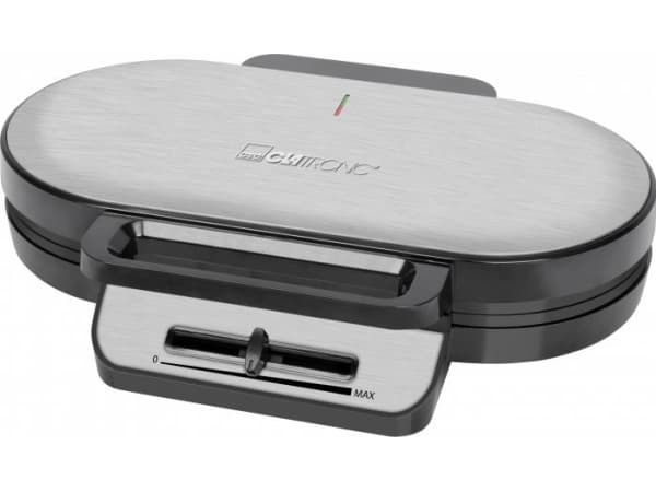 Clatronic WA 3745 - Våffeljärn - 1.2 kW - rostfritt stål