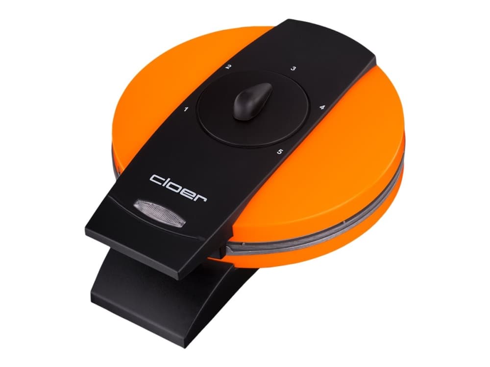 Cloer waffle maker 1627-15, waffle iron (orange / black)