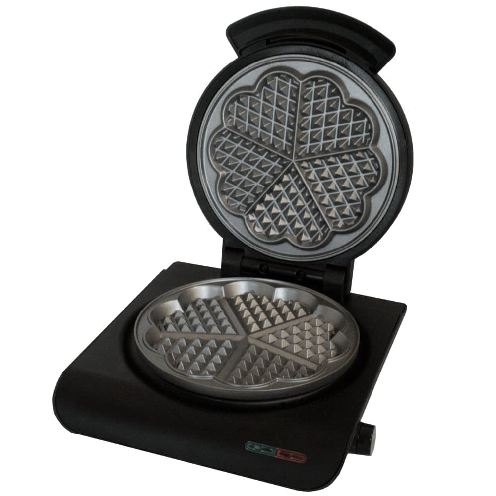 Våffeljärn Singel Diamond Black