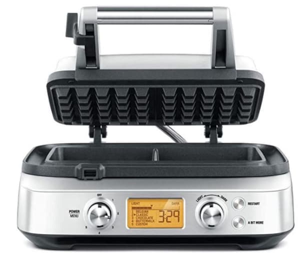 Sage SWM620BSS4EEU1 the Smart Waffle Pro - Våffeljärn - 1 kW - borstat rostfritt stål