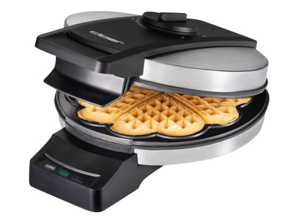 Cloer 1898 Professional - Våffeljärn - 950 W - rostfritt stål