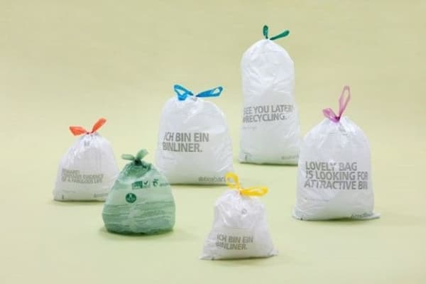 Brabantia Size H - Søppeldunkfôr - trekksnor - høytetthetspolyetylen (LDPE) - hvit - pakke av 30