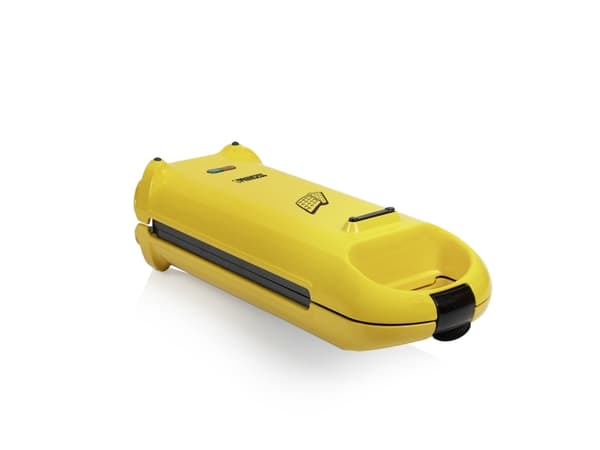 Princess 132406, 2 våffla/våfflor, Rektangulär, Svart, Gul, Plast, Plast, 0,7 m