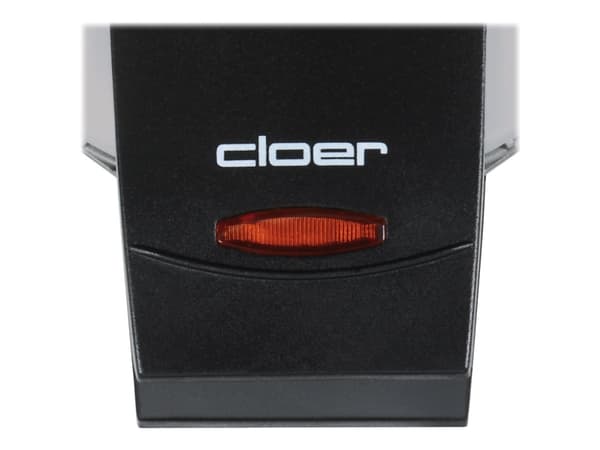 Cloer 1629 - Våffeljärn - 930 W - matt rostfritt stål