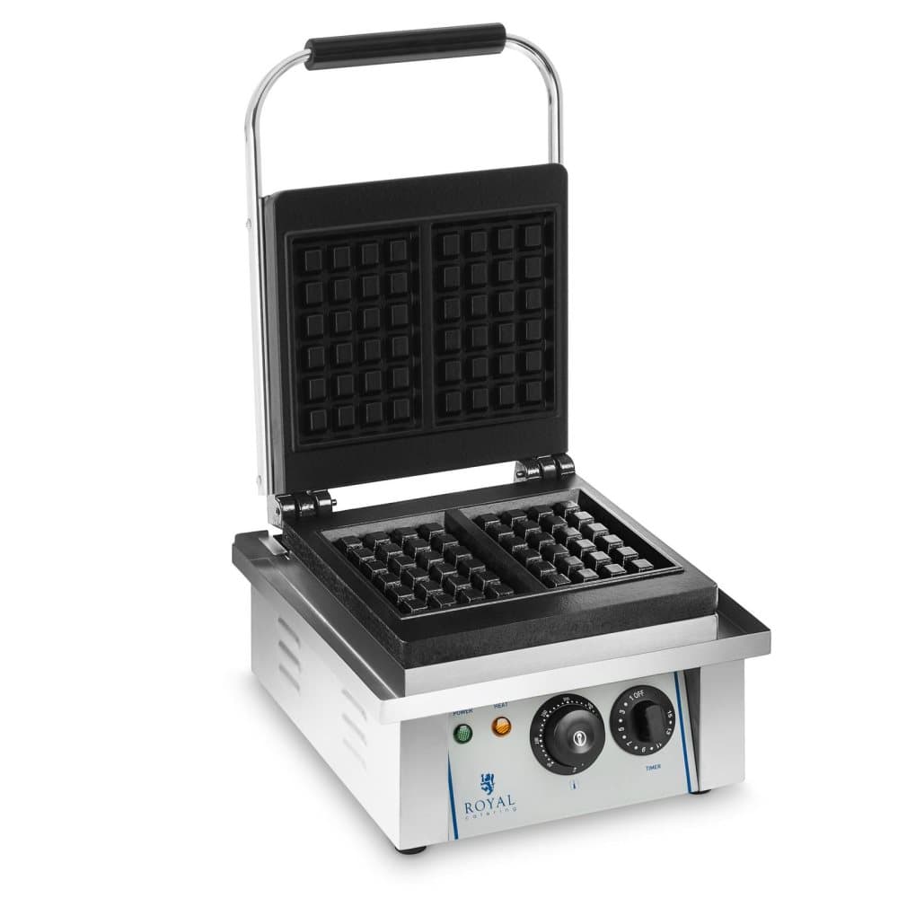 Royal Catering Våffeljärn - 2000 W - Rektangulärt