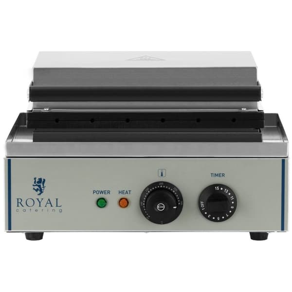 Royal Catering Våffeljärn - 1550 W - Skaft - Corn Dog