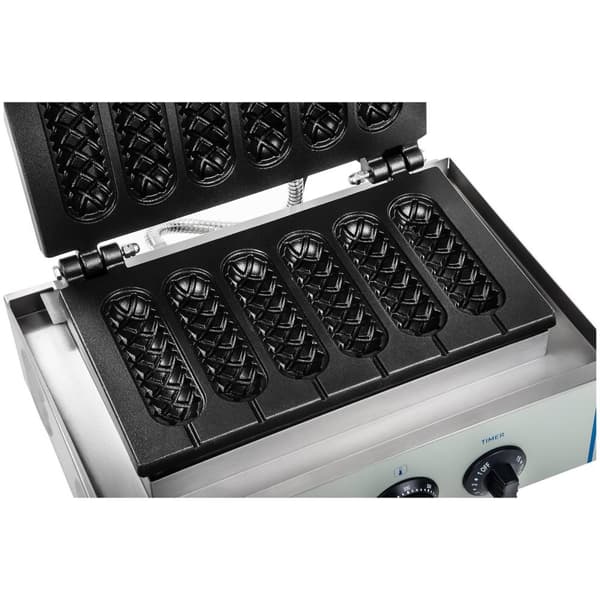 Royal Catering Våffeljärn - 1550 W - Skaft - Corn Dog