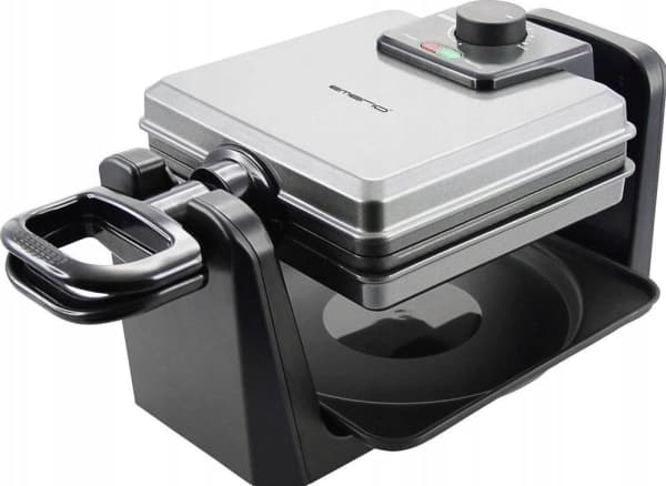 Emerio WM-110984 - Våffeljärn - 1 kW - svart/grå/silver