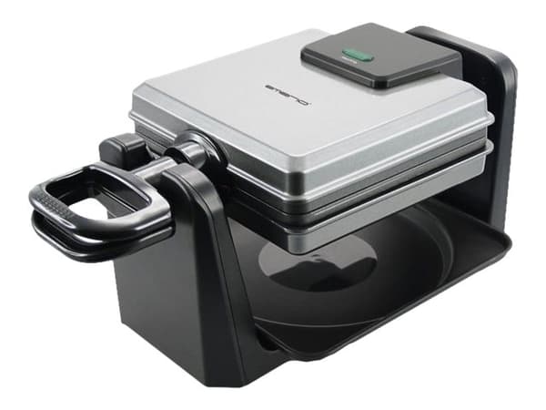Emerio WM-110984 - Våffeljärn - 1 kW - svart/grå/silver