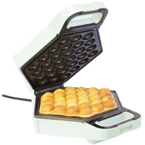 Bubbelvåffelmaskin - ScrapCooking - 700W - Grön och blå - 20cm tallrik