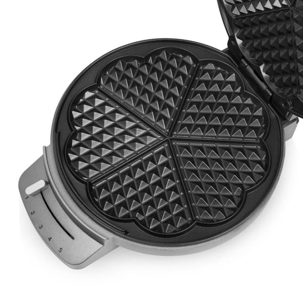 Princess 132380 Vaffelmaskine DeLuxe rustfrit stål