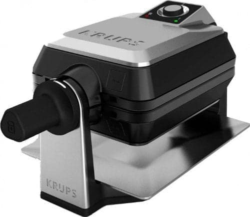 Krups FDD95D, 2 vafler, Rektangulær, Sort, Rustfritt stål, Rustfritt stål, 1200 W, 220 - 240 V