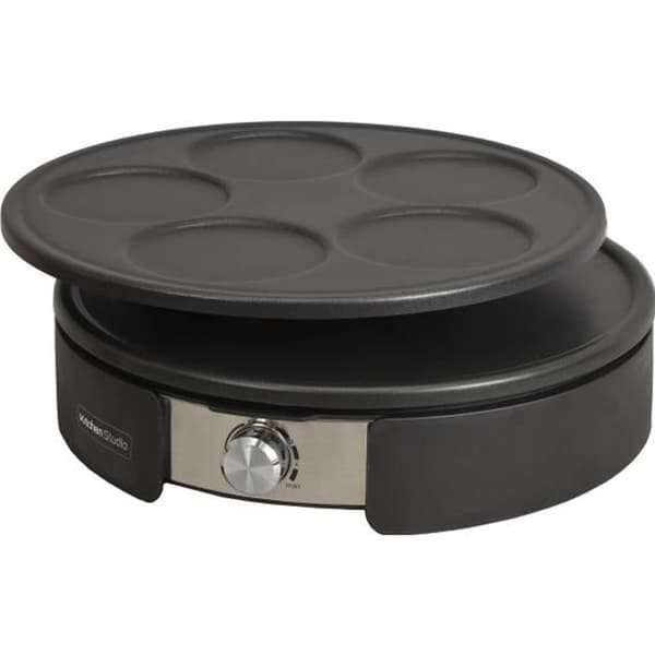 KÖKSKOCK KSLW-170F Dubbel tallrik crepe maker - Svart