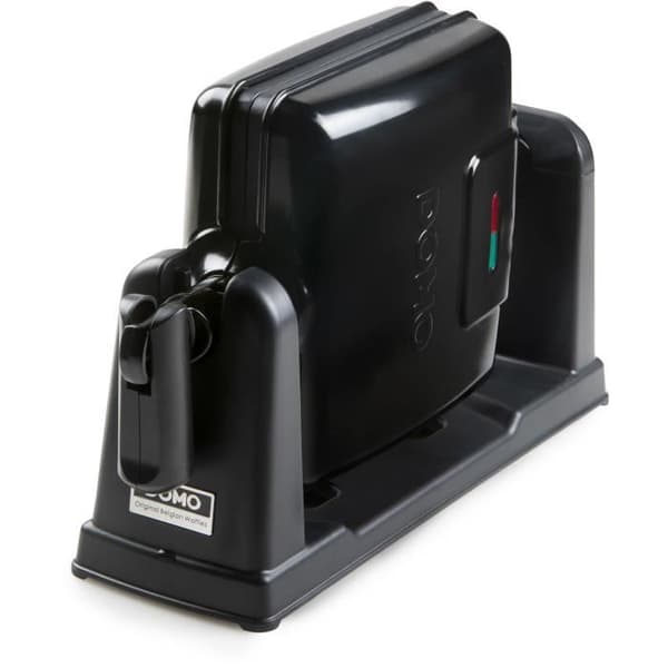 DOMO Rotationsgaufrier - DO9224W - 180° rotations - Non-stick beläggning - Cool-touch handtag - 2 personer