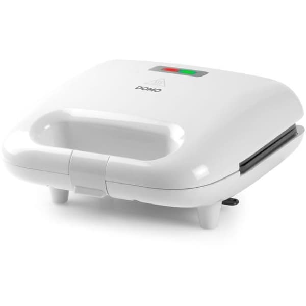DOMO DO1090C grill våfflor smörgåsmaskin - 3 uppsättningar utbytbara non-stick tallrikar - 750W - Cool Touch
