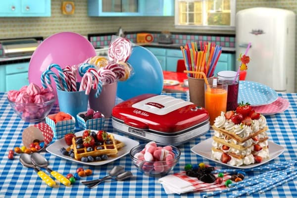 Ariete Party Time waffle maker Red