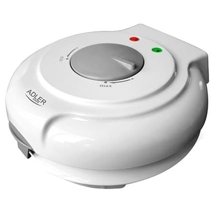 Adler | AD 3038 | Vaffelmaskine | 1500W | Antal wienerbrød 1 | Iskegle | hvid