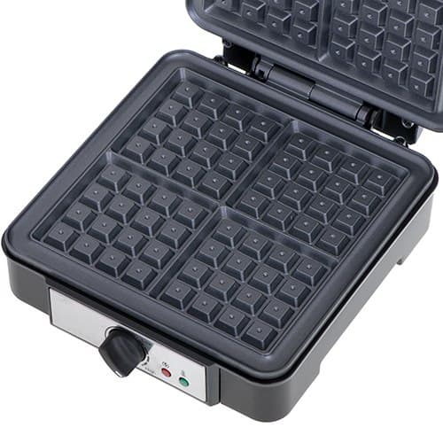 Adler | AD 3049 | Vaffelmaskine | 1200 W | Antal wienerbrød 4 | Belgien | Sort