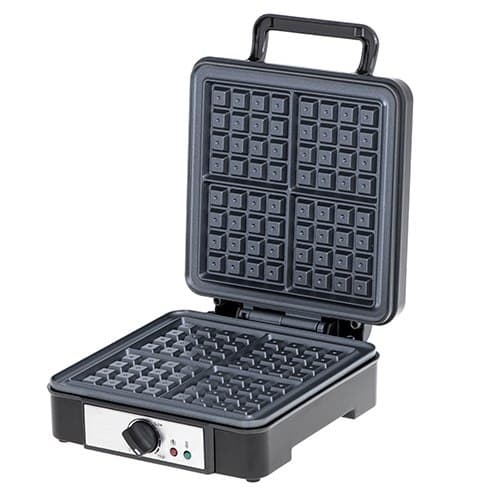 Adler | AD 3049 | Vaffelmaskine | 1200 W | Antal wienerbrød 4 | Belgien | Sort
