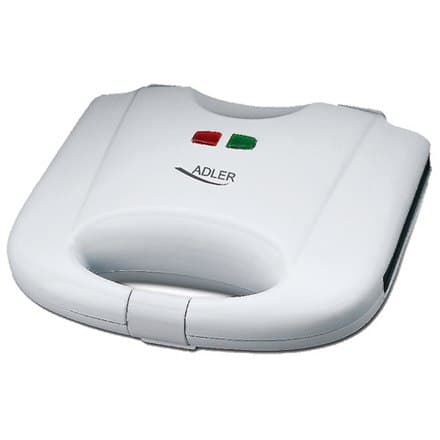 Adler | AD 311 | Vaffelmaskine | 700W | Antal wienerbrød 2 | Belgien | hvid