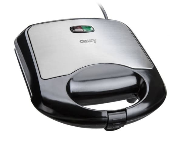 Camry | CR 3019 | Vaffelmaskine | 1000W | Antal wienerbrød 2 | Belgien | Sort