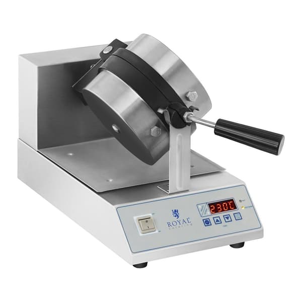 Roterende vaffelmaskine til vafler med runde kvarte. 18 cm 1300W RCWM-1300-RE