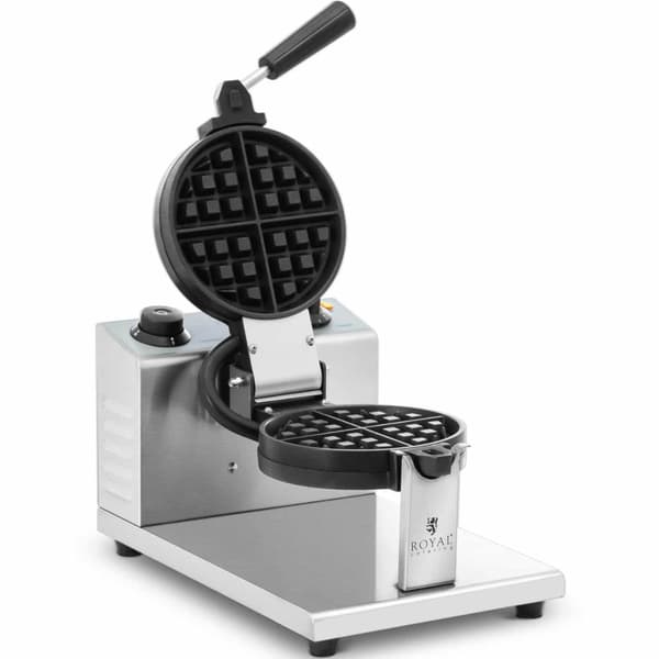 Rund vaffelmaskine til kvarte vafler. 17 cm 1200 W