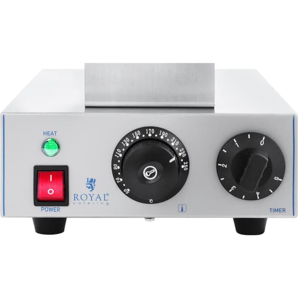 Vaffelmaskine boble vaffelmaskine 1415W Royal Catering RCWM-1400-B