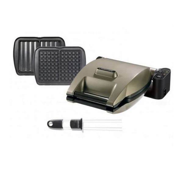 Gauffrér - LAGRANGE - 019424 - 1200 W - Plattor i gjutjärn - Non-stick beläggning